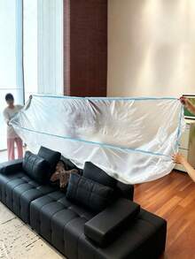 10pcs Extra Large Elastic Dust Cover, Full Coverage Disposable Waterproof Dustproof Mattress Protector, Suitable For Sofa/Air Conditioner/TV/Motorcycle/Bicycle, Indoor And Outdoor Use, High-Quality Material, Waterproof And Dustproof, All Season Use, Multi-Functional Protective Cover, Snug Fit Design, Furniture Cover, Kitchen Decor, Kitchen Accessories, Kitchen Supplies, Home Accessories, Kitchen Storage Supplies, Camping Essentials, Holiday Essentials, Kitchen Essentials, Kitchen Decor And Accessories, Home Essentials, College Essentials - Multicolor - View 2