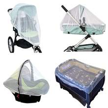 Baby Stroller Accessories, Stroller Insect Net, Stroller Mosquito Net, Baby Mosquito Net, Child Safety Net 1ZFG - Blue - View 5