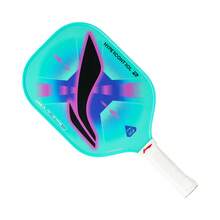 LI-NING HYPERCONTROL 2 Pickleball Paddle, Ice Cyan 10.5mm Glass Fiber Control-Type Racket ACPV037 - 冰瓷綠 - 查看 3