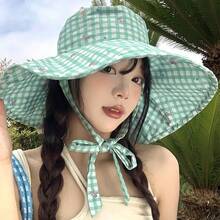 Women Bucket Hat - Mint Green - View 1