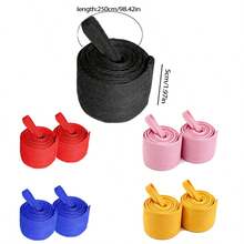 2 piezas Vendas para manos de boxeo, apropiadas para MMA, boxeo y entrenamiento de artes marciales - Multicolor - Ver 2