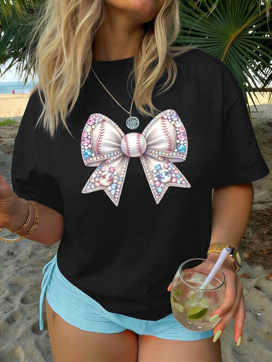 Women T-Shirts - Black - View 1