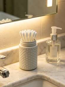 Cotton Swab Storage Box, Floss Storage Box, Toothpick Storage Box, Suitable For Storing Cotton Swabs And Various Small Items. It Saves Space, Practical, Can Be Used To Store Cotton Swabs, Floss, Hair Clips, Paper Clips, Etc. Can Be Used As Bathroom Storage Jar, Cotton Swab Dispenser, Makeup Pad Box, Floss Box, Etc. - Multicolor - View 8