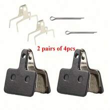 2pcs/Set Half-Metal Brake Pads For Electric Scooters, Suitable For M375, M445, M525 And Other Scooters/E-Bikes - Black Accessories, Disc Brake Friction Pad Replacement Parts - Black - View 8
