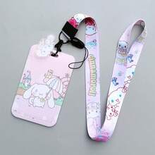 1pc Cute Dog Pattern Card Holder, Suitable For Work ID, Cards And Other Documents. Scratch And Wear Resistant. Can Be Used With Matching Lanyard For Portable Anti-Loss, Ideal For Daily Work And Campus Use. Both Fashionable And Practical. - Multicolor - View 12