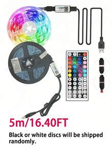 這款 LED 燈條適用於居家裝飾,可透過 App 和 44 鍵紅外線遙控器控制亮度與顏色變化,支援 DIY 模式與音樂同步,適用於電視背光、酒吧、客廳、萬聖節派對、房間裝飾、婚禮佈置等場合 - 燈帶 - 查看 12