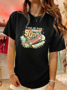 Women T-Shirts - Black - View 1