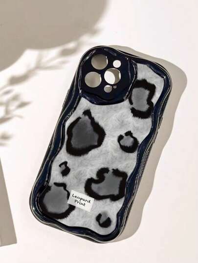 时尚豹纹印花TPU防震透明卡包手机壳，兼容苹果17 Pro Max/17/16/15 Pro Max/15 Plus/15 Pro/15/14 Pro Max/14 Plus/14 Pro/14/13 Pro Max/Pro Max/12 Pro Max/12 Pro/12/11 Pro Max/11，是圣诞节、新年、复活节送给家人和朋友的完美礼物，也是圣诞节的最佳选择。