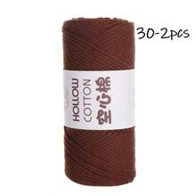 2mm Hollow Cotton Yarn, Suitable For DIY Crochet Bags, Handmade Knitting, Hats, Round Ropes, Pearl Strings - LUGU - View 25