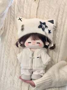 20厘米娃娃服装套装系列，娃娃换装，服装套装，娃娃配件，毛绒娃娃服装，名人娃娃装扮，派对礼物，生日礼物（不含娃娃） - 彩色 - 查看 3