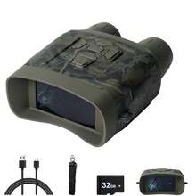 5K Night Vision Goggles For Adults | 5K Video & 60MP Photos | 10X Zoom | Lightweight 300g | 850nm IR | 300M Range | 3'' HD Screen | For Camping & Security, Camouflage - 夜視鏡 - 查看 6