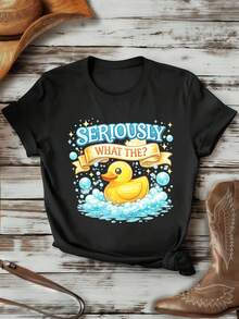 Women T-Shirts - Black - View 1