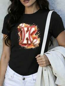 Women T-Shirts - Black - View 1