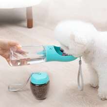 Mint Blue Portable Pet Water/Food Bowl - Mint Blue - View 3