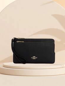 Coach Corner Zip Wristlet 20 Clutch RFID Blocking Bag Cell Phone Wallet Purse Wristlet Wallet Purses and Handbags for Women - 黑色 - 查看 7