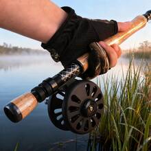 2.7m Fly Fishing Rod & Reel Combo With Fly Line Flies Lures And Storage Bag Portable Fly Fishing Kit - Black - View 4