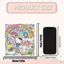 SANRIO 三丽鸥朋友趣味涂色书：一本成人及青少年涂色书，包含24页可爱舒缓的图案，以萌趣的三丽鸥角色为主题，提供放松身心的涂色体验，缓解压力。是开学季和节日礼物的理想之选。 - 填色本 - 查看 8