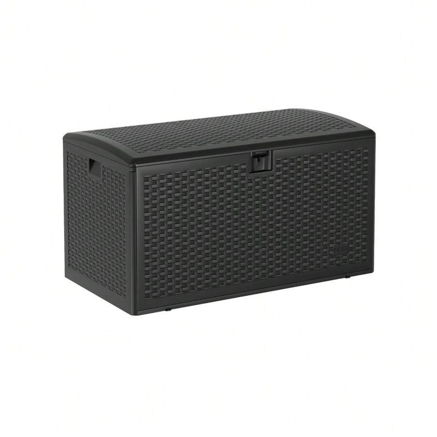 Outdoor Storage Benches - Black - View 1