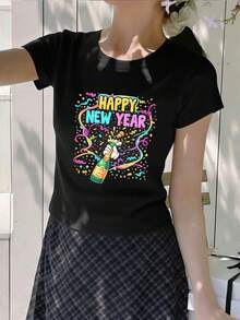 Women T-Shirts - Black - View 2