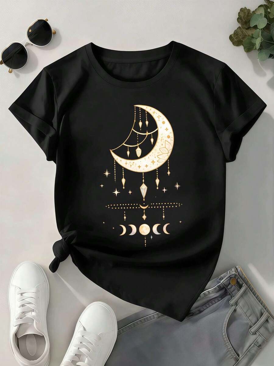 Women T-Shirts - Black - View 1