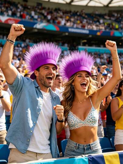 Fans Headband, Performance Costume, Concert Outfit, Party Prop, Performance Headband, Wedding Attire, Hair Accessories, Head Accessories