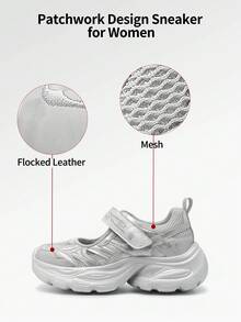 somiliss 2026 Nuovi sandali sportivi casual estivi da donna di colore argento, sandali da spiaggia alla moda e carini con suola piatta, scarpe da passeggio leggere e confortevoli per uso esterno, con platform da 5 cm - Argento - Visualizzare 5