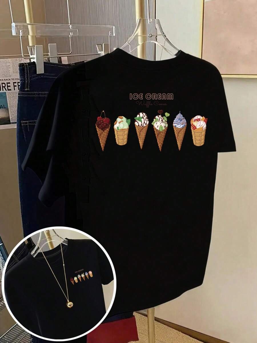 Women T-Shirts - Black - View 1