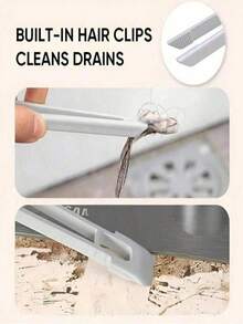 1pc Multi-Functional Rotating Cleaning Brush, Made Of Plastic, 360° Stiff Bristle Head, V-Shaped Connector, Suitable For Tile And Bathroom Crevice Cleaning, Can Clean Bathroom Crevices, Household Hard Crevices, Kitchen Rotating Crevices, Bathroom And Kitchen Accessories, Holiday Gift, Random Color And Style - Multicolor - View 11