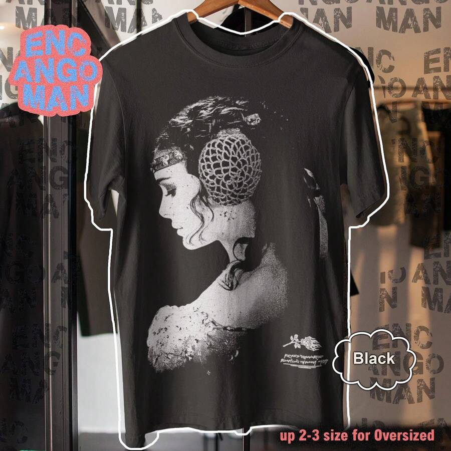 Retro Vintage Padme Amidala Tshirt, Vintage Padme Tee - màu đen - Xem 1