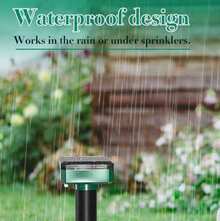 1 PC Solar Powered Ultrasonic Bird Repeller, Suitable For Outdoor Courtyards, Gardens, Orchards And Other Places. It Can Effectively Repel Birds, Snakes, Mice, Dogs And Other Animals. It Can Be Installed On The Ground, Operated By Switch, And Contains No Toxic Traps. - Green - View 6