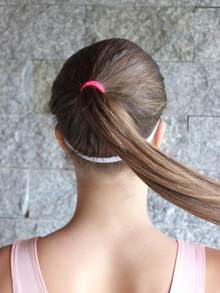 Kit Of 3 Basic Elastic Headbands For Yoga, Sports, Running, Fitness, And Sports - White - 3 白色 - 查看 6