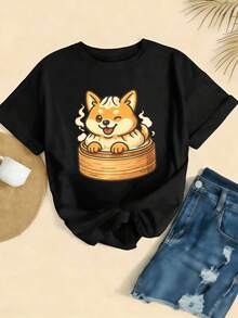 Women T-Shirts - Black - View 2