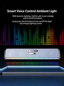 Acer Loa máy tính Bluetooth, loa để bàn gia đình, loa siêu trầm mạnh mẽ, hỗ trợ phát nhạc từ thẻ TF/USB, tương thích với máy tính xách tay/điện thoại di động/máy tính để bàn, âm thanh vòm độ nét cao. - Xem 3