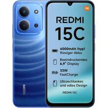 XIAOMI Redmi 15C Smartphone 2025 New – 6.9-Inch 120Hz Display | 50MP Dual Camera | 6000mAh | HyperOS 2 | Battery Not Included - Màu xanh lam - Xem 6