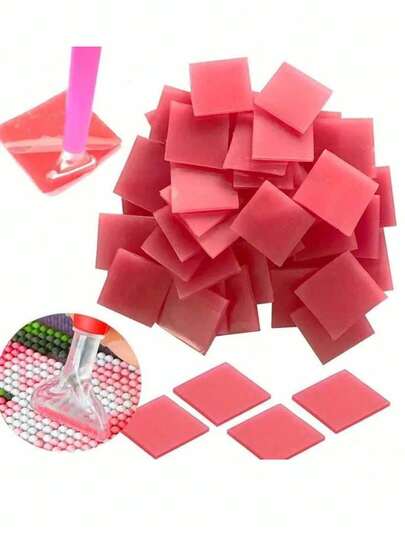 10/20/50/80/100/150/200pcs Diamond Painting Embroidery DIY Decorations & Special Mixed Color Clay Tools