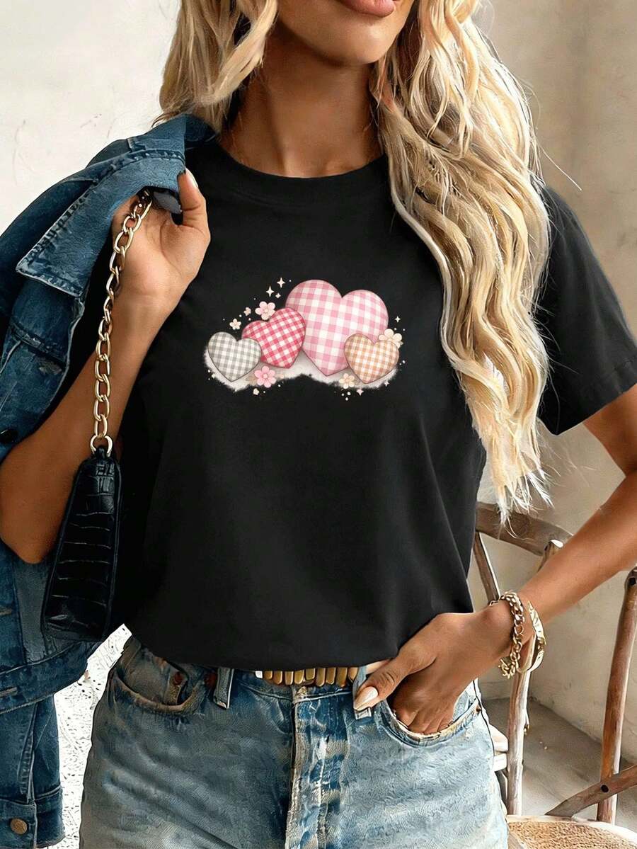 Women T-Shirts - Black - View 1