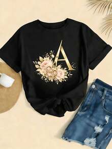 Women T-Shirts - Black - View 2