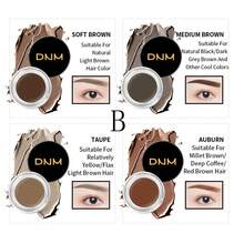 4pcs/Set Waterproof & Smudge-Proof Eyebrow Gel, Long-Lasting Natural Eyebrow Tint With Brush For Daily Makeup - Multicolor - View 4