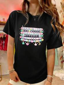Women T-Shirts - Black - View 1