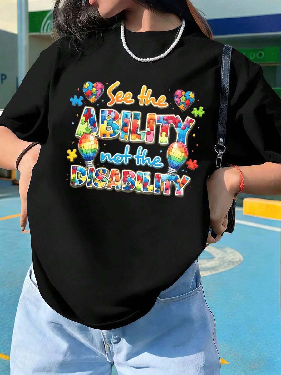 Women T-Shirts - Black - View 1