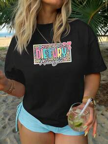 Women T-Shirts - Black - View 1