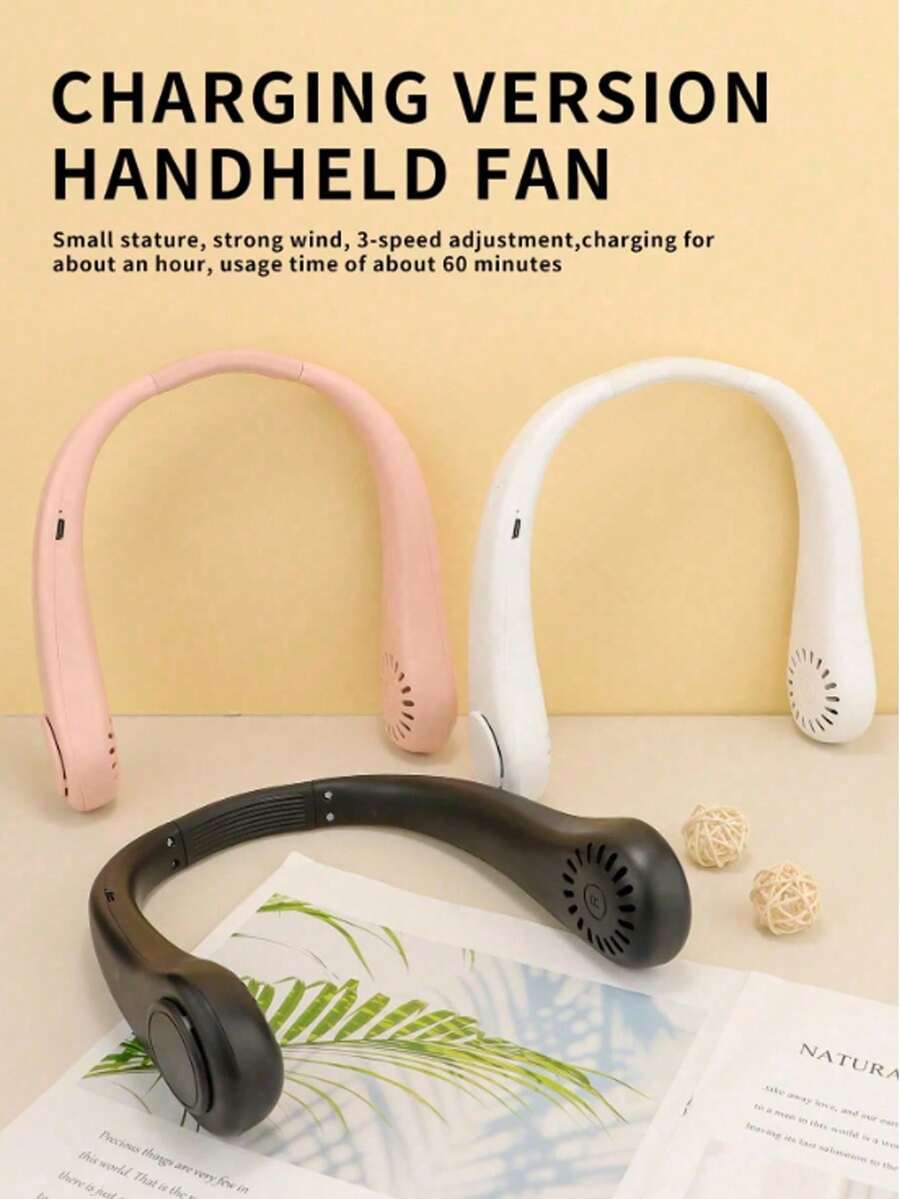 Portable Neck Fan, Cooling Neck Fan, Essential For Sports, Outdoor & Leisure Activities - Multicolor - View 1