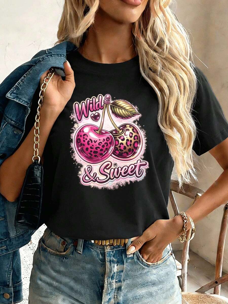 Women T-Shirts - Black - View 1