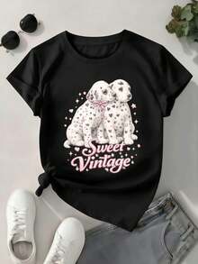Women T-Shirts - Black - View 1