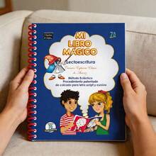 My Magic Book Primary Reading And Writing / Classic Literacy Method That Uses Association Of Images, Syllables And Progressive Exercises To Teach Reading And Writing In Spanish. - Single Book - View 2