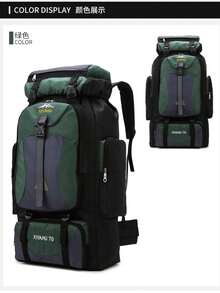 Men's Tactical Rucksack, Heavy Duty 100L Large Capacity Survival Bag, Nylon Multi-Functional Hiking Outdoor Climbing Travel Bag, Military Style - 203 - View 14