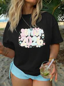 Women T-Shirts - Black - View 1