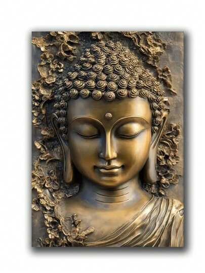 Golden Buddha Zen Picture DIY Diamond Painting Cross Stitch Full Round Drills Diamond Mosaic New Collection Home Decor Perfect Gift