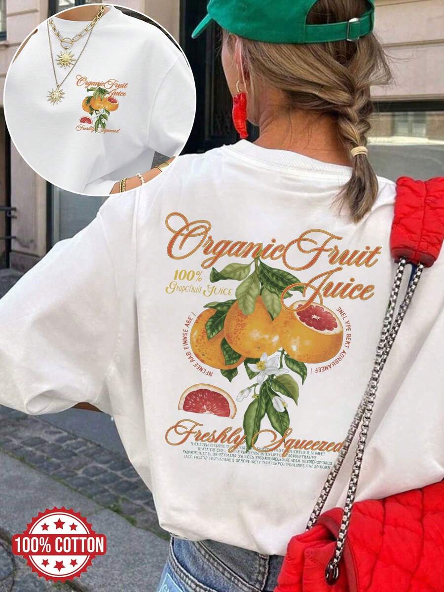 Plus Size T-Shirts - White - View 1