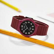Casio MQ-24UC-2B Resin Analog Quartz Watch, 30m Water Resistant Ultra-Light Student Wristwatch - one-size - View 2